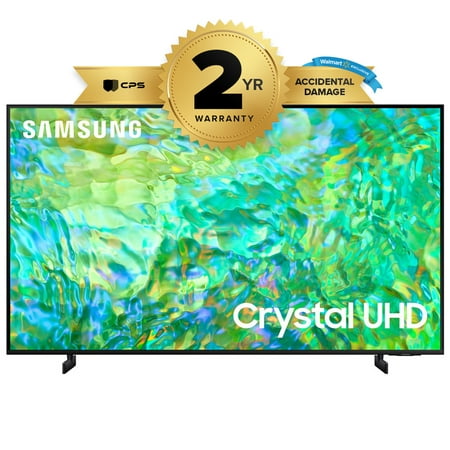 Samsung 55" Crystal 4K UHD Smart 2023 TV CU8000 series with Dynamic Crystal Color & AirSlim Design + 2 YR Accidental Warranty