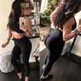 thumbnail image 5 of QRIC Women Ruched Scrunch Booty Leggings High Waist Butt Lifting Sport Workout Yoga Pants Tummy Control Tights, 5 of 6