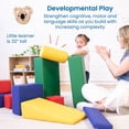 thumbnail image 4 of ECR4Kids SoftZone Soft Builder Blocks, Foam Shapes, Assorted, 16-Piece, 4 of 5