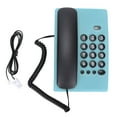 thumbnail image 2 of Corded Phone, Double Magnetic Handset Mute Function Incoming Ringer Pause Function Landline Telephone  for Home for Hotel for Office Red,,Blue,Orange,Rose Red, 2 of 7