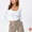 White, variant on SNKSDGM Casual Easter Shirts Plus Size Tops for Women Summer Women Long Sleeve Backless Crop Tops Square Neck Bodycon Shirts Cut Out Pullover Streetwear Going Out Tops for Women Sexy College