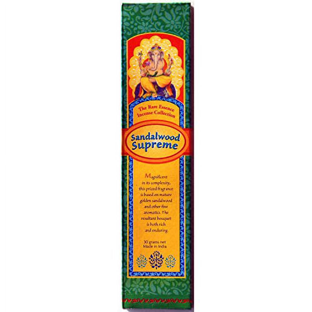 Incense Sandalwood Supreme - 30 Gram Box - Sold in Quantities of 4 Boxes