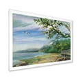 thumbnail image 2 of Designart 'Green Coast of The Baltic Sea' Nautical & Coastal Framed Art Print, 2 of 4