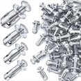 thumbnail image 1 of 40 Tuercas de Pétalo M 4 M5 M6 M8, Tuerca Tornillo Expansión, para Pared Hueca, Hierro, Plástico, Polimadera, Tablero Duro, Plateado, 1 of 8