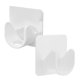 thumbnail image 4 of 2pcs No Drilling Adhesive Curtain Rod Hook Shower Curtain Rod Holder Tension Rod Bracket, 4 of 4