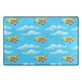 thumbnail image 2 of Kite Pattern Soft Polyester Area Rug 31''x20'', Non Slip, Memory Foam, Water Absorbent, 2 of 7