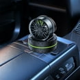 thumbnail image 4 of Fufafayo under $5 Solar Car Freshener, Solar Powered Car Air Freshener, Automatic Rotary Aromatherapy Diffuser for Vehicle Interior, Console Decor, Office, Home, Refillable Scent, Compact, 4 of 4