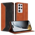 thumbnail image 2 of Funda FOXDOCK para Samsung Galaxy S21 Ultra de Cuero Premium Bicolor con Ranuras RFID, Carcasa Tipo Billetera Antigolpes y Soporte Plegable, 2 of 6
