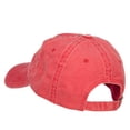 thumbnail image 3 of Korea Veteran Embroidered Washed Cap - Red OSFM, 3 of 5