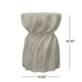 thumbnail image 3 of Giannis Outdoor Contemporary Lightweight Concrete Accent Side Table, 3 of 7