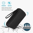 thumbnail image 4 of ProCase Universal Hard EVA Case, Shockproof Durable Travel Carrying Case Organizer Bag Storage Protective Box, with Mesh Pockets for Small Electronics and Accessories –Black, 4 of 5