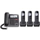 thumbnail image 1 of Teléfono Panasonic 4 auriculares KX-TG2153SK Negro Reacondicionado, 1 of 2