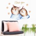 thumbnail image 2 of Wall Sticker Love Cat Paw Wall Decal Wall Mural Sticker for Valentine's Day, 2 of 5