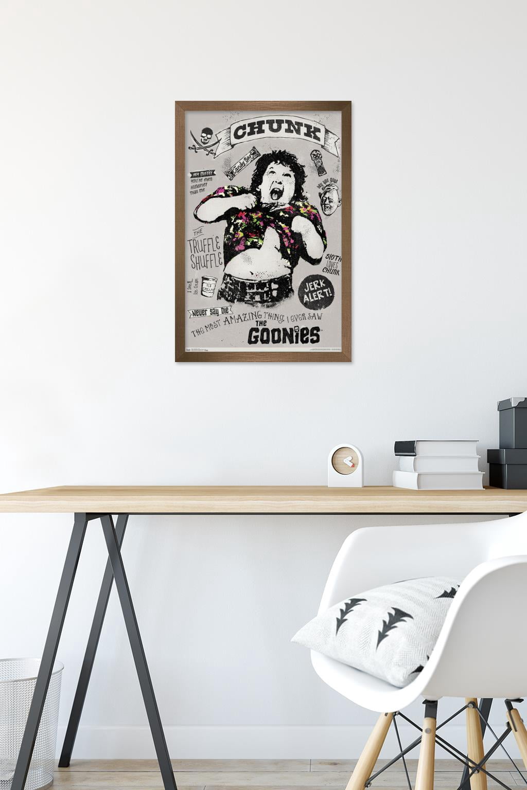 The Goonies - Chunk Wall Poster, 14.725" x 22.375", Framed