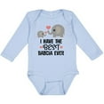 thumbnail image 3 of Inktastic Grandchild Best Babcia Ever Boys or Girls Long Sleeve Baby Bodysuit, 3 of 5