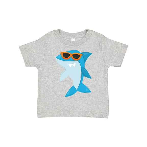 Inktastic Cute Shark, Cool Shark, Shark with Sunglasses Boys or Girls Toddler T-Shirt