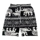 thumbnail image 2 of Pantalones cortos de playa para hombre y mujer, ropa de playa bohemia, pierna ancha, secado rápido, bañadores holgados. rayas blancas negras, 2 of 9