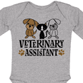 thumbnail image 4 of Inktastic Veterinary Assistant Vet Tech Boys or Girls Long Sleeve Baby Bodysuit, 4 of 5