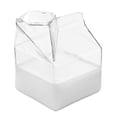 thumbnail image 1 of 1-pack Glass Milk Carton Clear Mini Creamer Container Pitcher Coffee Cup Juice Bottle, 1 of 5