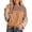 #1 KHAKI, variant on Womens Long Sleeve Tops Crewneck Shirts Casual Knitted Ribbed Pullover Sweatshirts for Women Fashion Color Block Tops Fall Clothes Blouses Tunics Tops Size XL