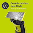 thumbnail image 3 of Philips One Blade Compatible Razor Blades, 4-pack, for Philips One Blade Electric Shaver/Trimmer (Model QP250/50), 3 of 5