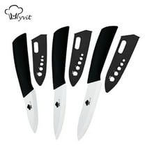 Ceramic Knives Set for Kitchen Paring Utility Slicing Fruit Vegetable Cutter 3 4 5 inch White Zirconia Blade Cooking Tool