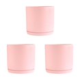 thumbnail image 4 of Wweixi Indoor Flower Pots - Elegant And Practical Available In Multiple Colors And Can Be Selected DS pink M 3Set, 4 of 6