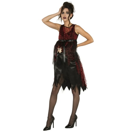It'S Time Adult Women Scary Gothic Pregnant Halloween Costume-Std