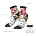 thumbnail image 6 of Rocae Bird and Floral for Premium Adult Socks,Comfortable, Breathable, and Durable Socks, Perfect for Everyday Wear, 6 of 7