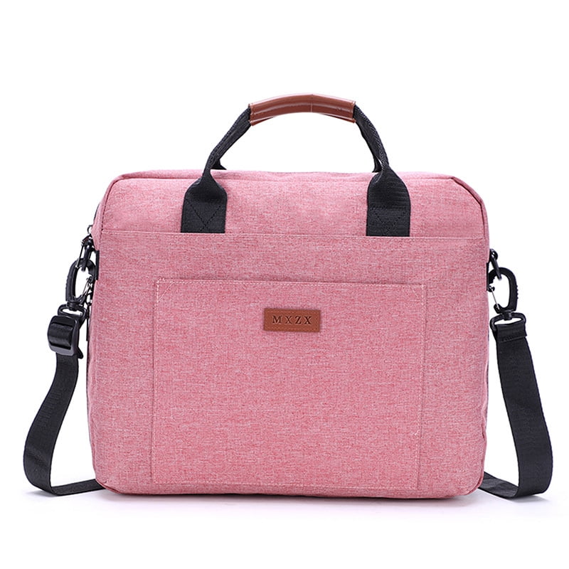 Laptop protective sleeve handbag business portable laptop bag shockproof ultra-lightweight Oxford laptop shoulder bag computer bag briefcase black 15.6 inch