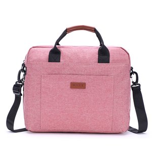 Sac à main de protection ordinateur portable business sac portable portable ultra-léger Oxford sac à bandoulière ordinateur sac de poche noir 15.6 de pouce