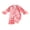 Pink, variant on Cjfdfy Newborn Baby Girls Halloween Silk Romper Pajamas Pumpkin Ghost Print Fuzzy Trim Long Sleeve Satin Jumpsuit Cute Newborn Halloween Fall Winter Nightgown Clothes