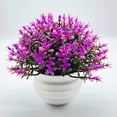 thumbnail image 4 of SPRING PARK Artificial Mini Potted Plants Fake Plastic Greenery in Pots Small Faux Topiary Grass Shrubs Houseplants for Centerpiece Desk Room House Office Decor Decoration, 4 of 4