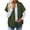 Army Green, variant on Puffer Fall Jacket Zip-Up Casual Navy Blue Thermal Gym Tops for Women Short Short Sleeve Tops