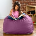 thumbnail image 4 of Jaxx Gumdrop Jr. Kids Bean Bag for Early Childhood & Educational Environments, Premium Vinyl - Plum, 4 of 6