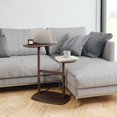 thumbnail image 3 of Umbra Swivo Side Table, Natural Wood, 3 of 9