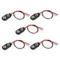 thumbnail image 1 of Unique Bargains 5pcs DC 9V Battery Clip I-Type Buckle Connector Lead Wire 14.5cm Length, 1 of 6