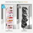 thumbnail image 3 of GADE over the door storage organizer, 5 pockets, 10 mesh pockets, 44 lbs capacity - for bedroom, bathroom, nursery, 3 of 5