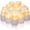 White-NEW, variant on Homemory 12Pack Timer Flameless LED Votive Candles, Long Lasting Battery Operated Tea Light with Timers for Wedding, Table Decorations (Warm White)