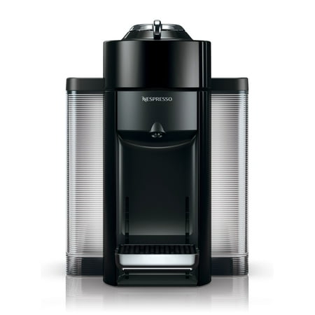 Nespresso - Vertuo Coffee and Espresso Maker by De'Longhi with Aeroccino Milk Frother - Black