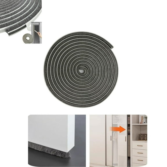 Sealer Draft Stopper,HXRH Door Frames Seal Strip for Dustproof,0.35x0.6"x32.8FT Self Adhesive Strip for Soundproofing,Windproof