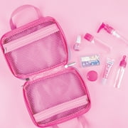 3C4G: Butterfly Away Travel & Cosmetic Set - All-In-One, Make It Real, Tweens & Girls, Zip Up Carry Bag, TSA Approved Bottles, Nail Polish, Lip Gloss & Eyeshadow, Three Cheers For Girls, Kids Ages 8+