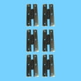 thumbnail image 2 of Renovators Supply Oil Rubbed Bronze H Cabinet Hinges 3" Hinge Solid Brass Kitchen Cabinet Hinge w/Hardware Pack of 6, 2 of 9