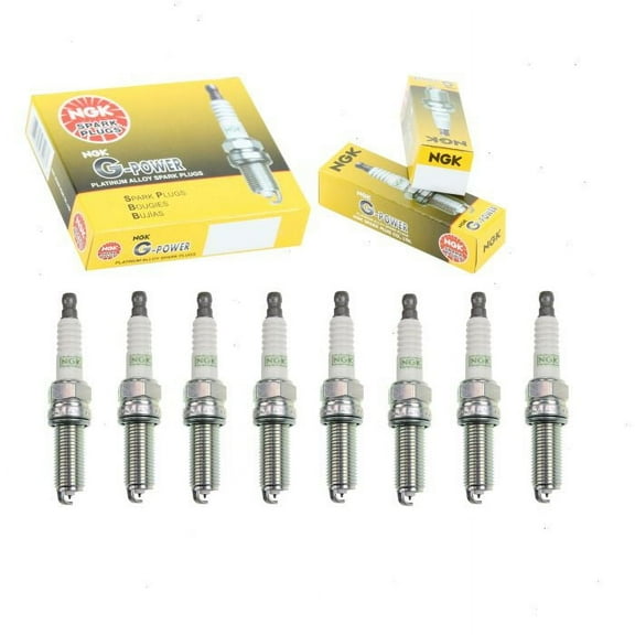 8 pc NGK G-Power Spark Plugs compatible with Mercedes-Benz E550 5.5L V8 2007-2011
