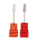 thumbnail image 1 of Juego de 2 brocas de diamante para uñas, lima de uñas acrílica profesional Blanco + rosa, 1 of 6