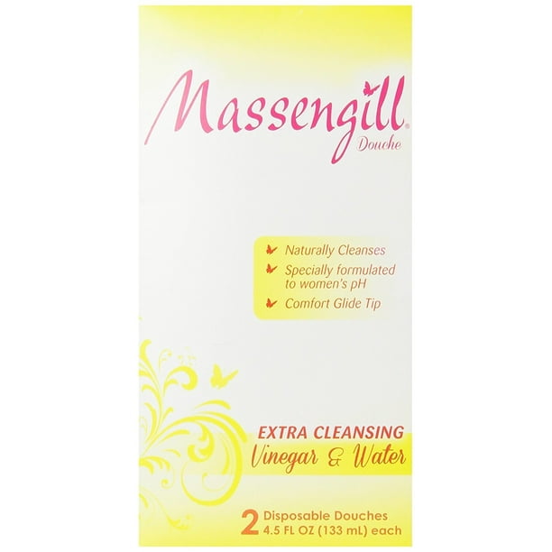 Disposable Douches Extra Cleansing Vinegar & Water 4 CT