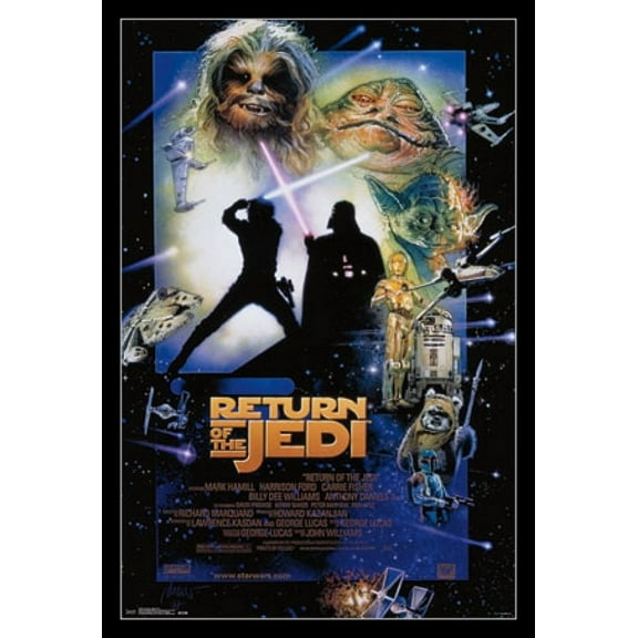Star Wars - Episode 6 Laminated & Framed Poster Print (24 x 36)