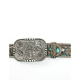 thumbnail image 2 of Shyanne Women's Tooled Cross Leather Belt - SAHO21BT12 Medium, 2 of 2