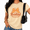 Apricot, variant on Cozymy Thankful Pumpkin Graphic Tee Women's Short Sleeve Crewneck Fall Thanksgiving Casual T-Shirt