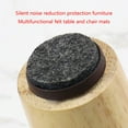 thumbnail image 4 of 50 Pcs Furniture Leg Bottom Feet Glides Non-slip Wood Floor Protector Nail Round Heavy Duty Felt Furniture Pads Hardwood, 4 of 15